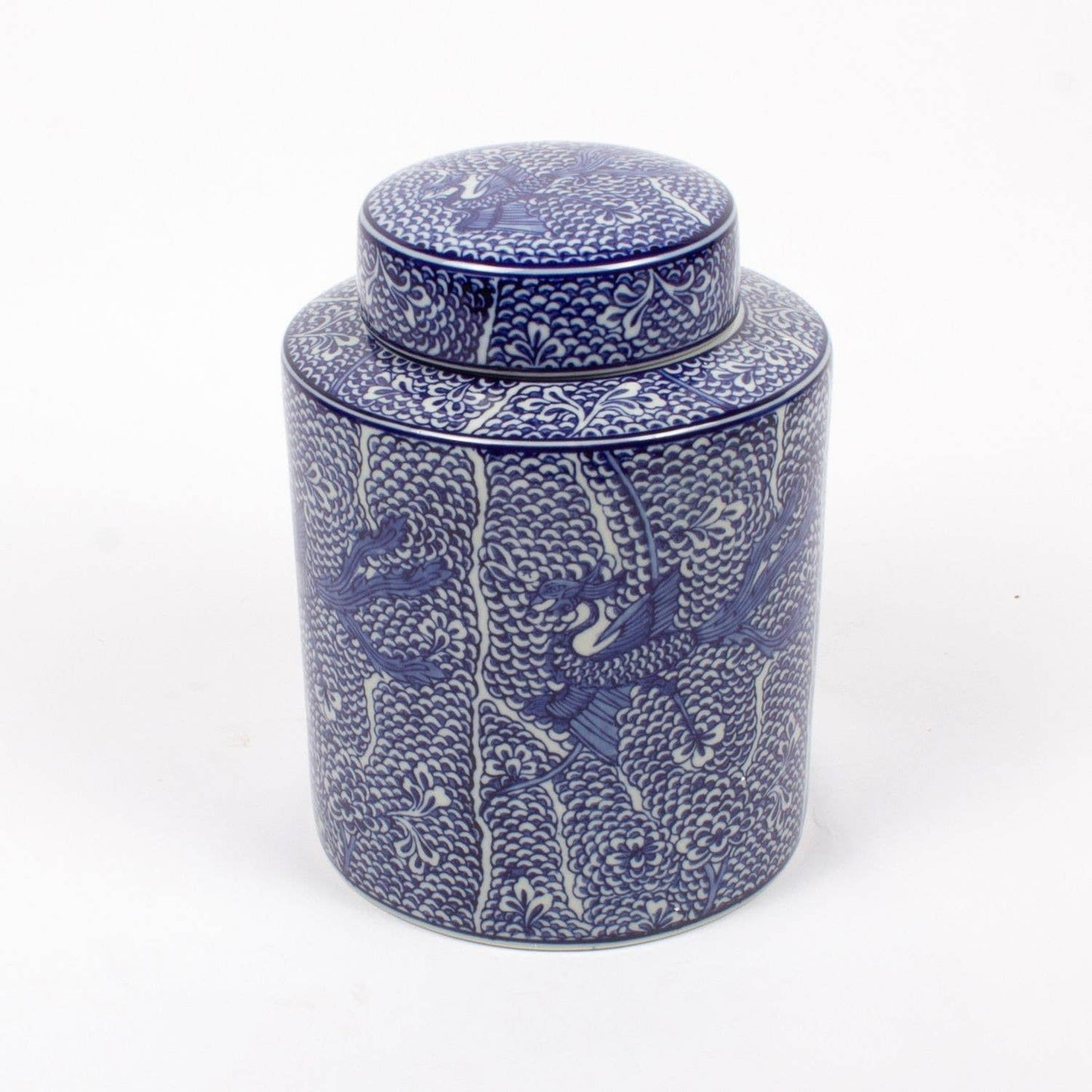 Koi Fish Ginger Jar - Large