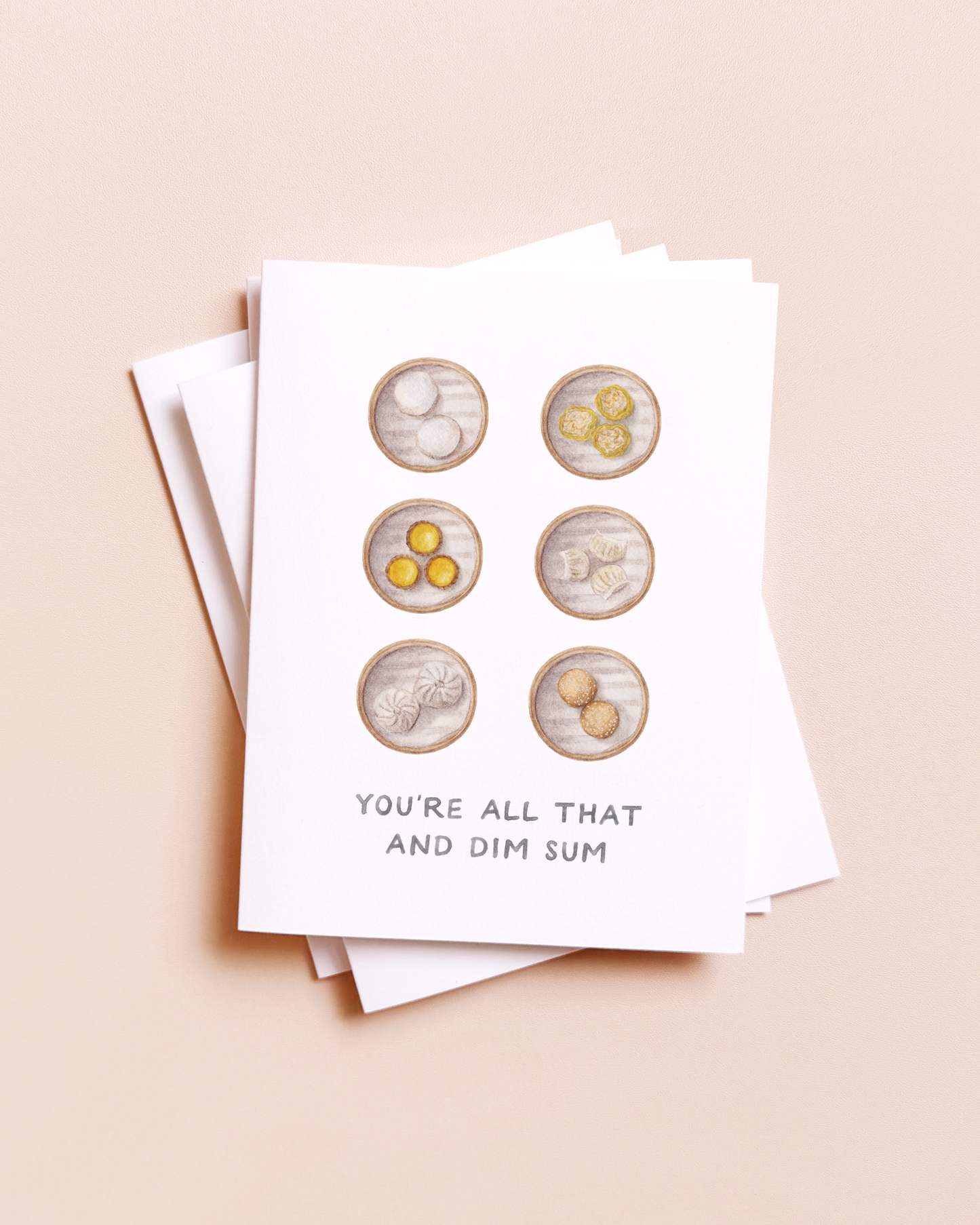 All That And Dim Sum — Asian Food Pun Congrats Card