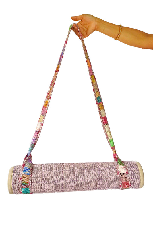 Upcycled Yoga Mat Strap: Long (90")