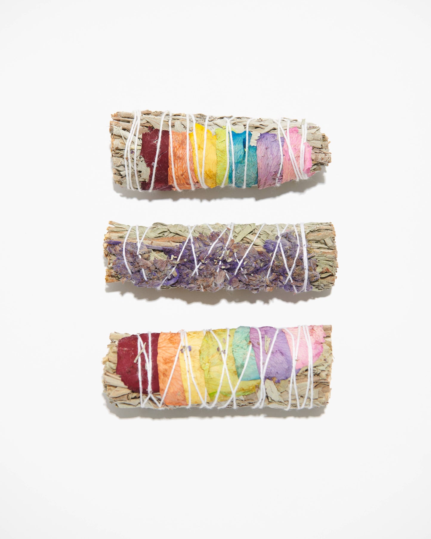 White Sage & Lavender Smudge Sticks | Smudging Bundles: With Info Card