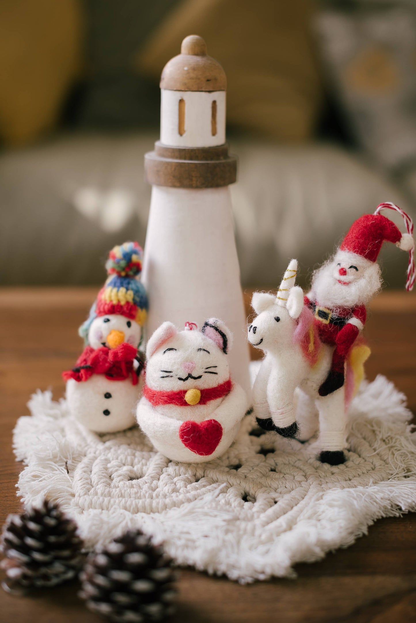 Handmade Holiday Ornaments: Fox