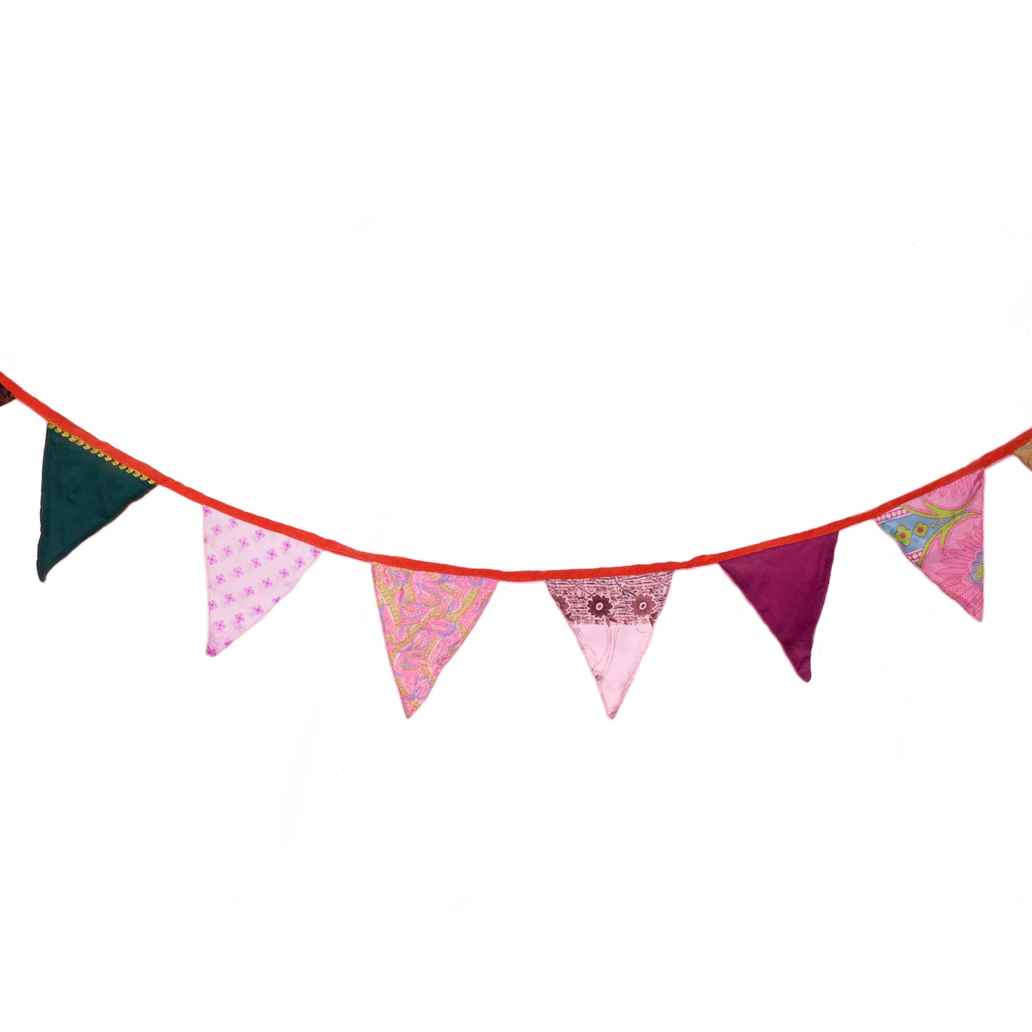 Upcycled Flags Garland