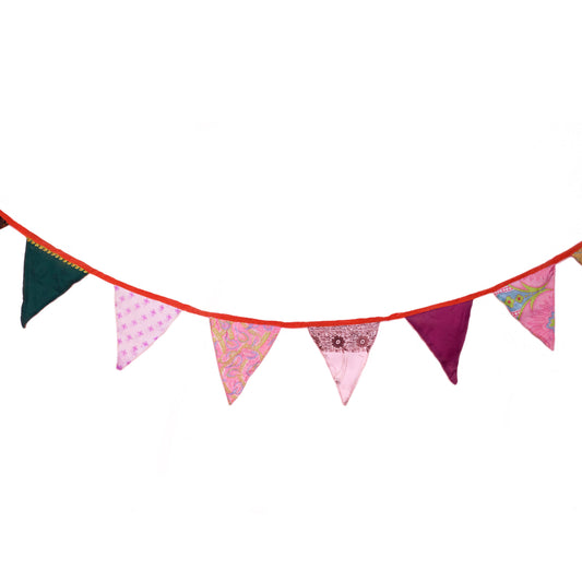 Upcycled Flags Garland