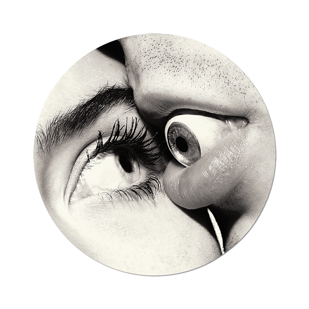Metallic Eyes 3” Die-Cut Sticker