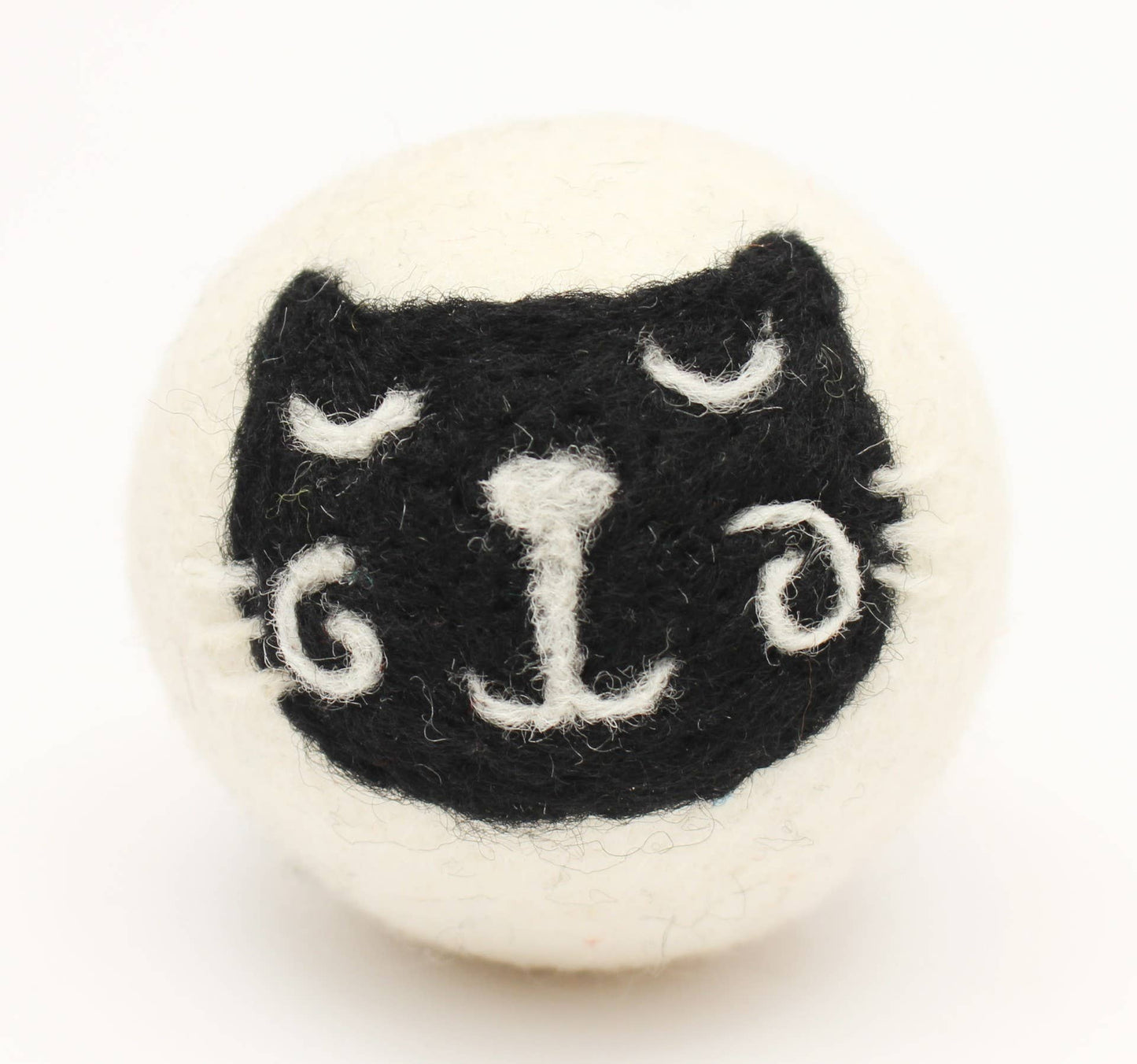 Cats: Eco Wool Dryer Balls Fair-Trade: Black Cat