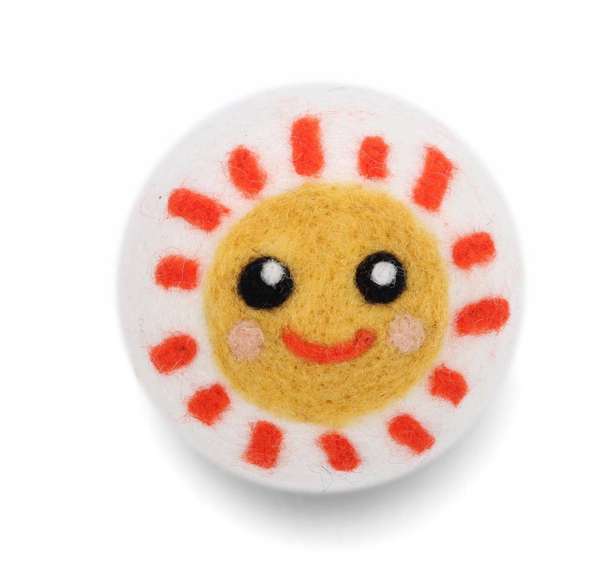 Earth & Sun: Eco Wool Dryer Balls Fair Trade: Orange Sun