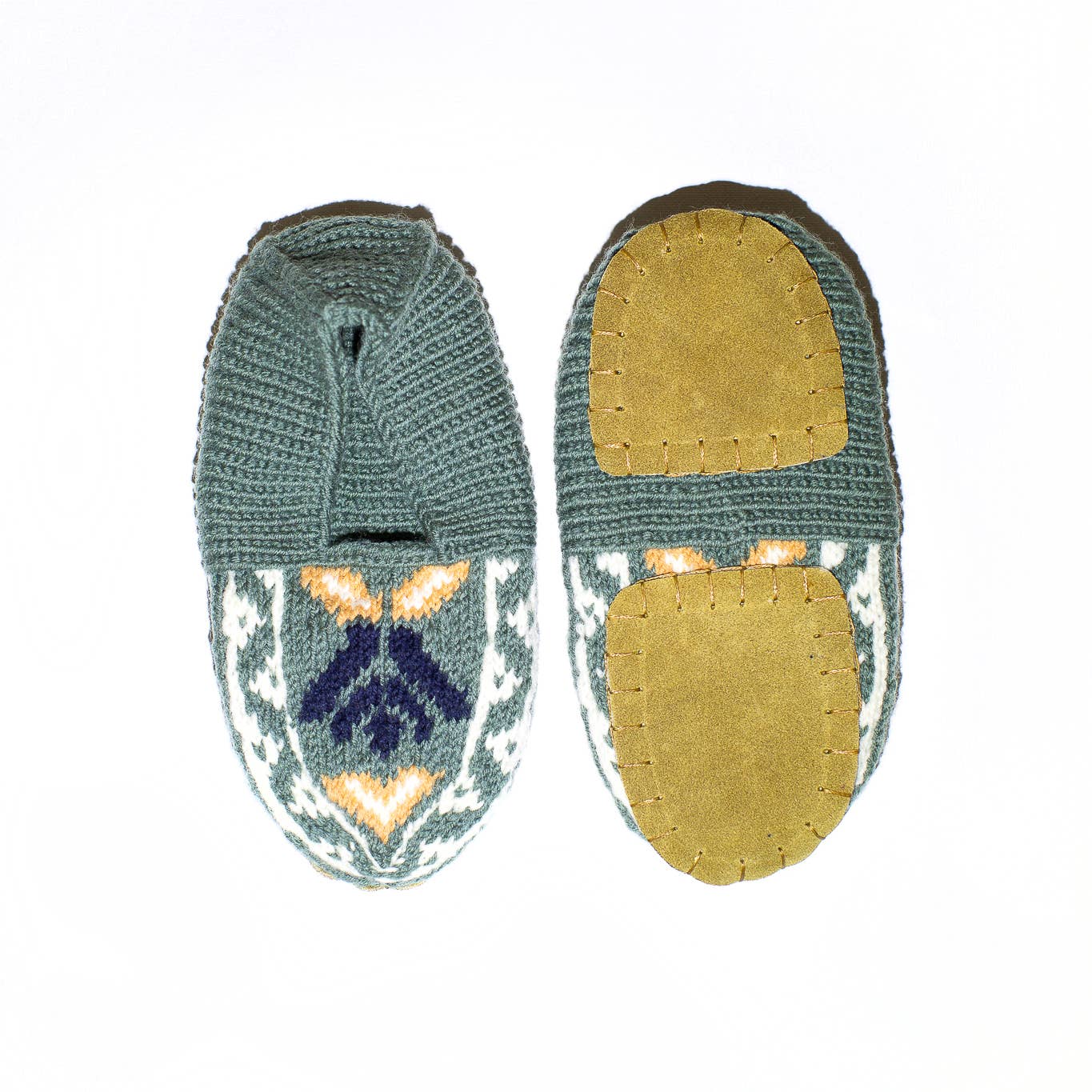 Adult Slipper Socks : Soft Teal (Individuals): 10
