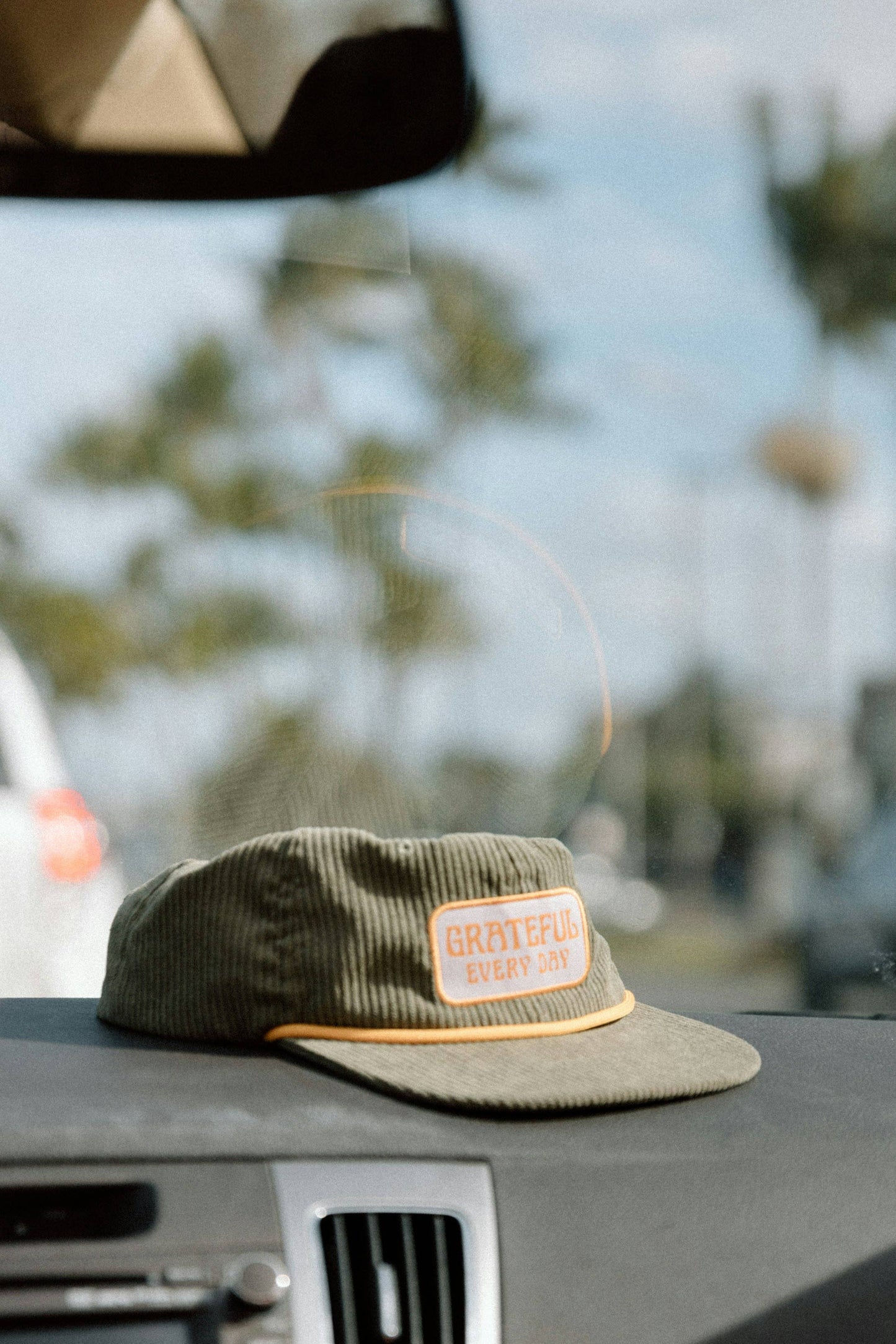 Corduroy Snapback Hat | Grateful Every Day