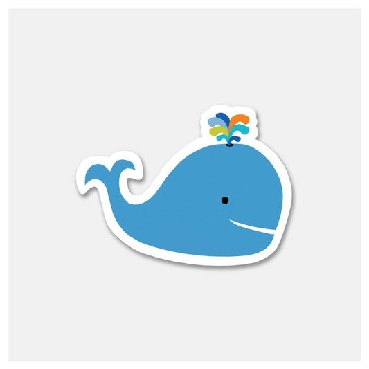 Blue Whale Sticker