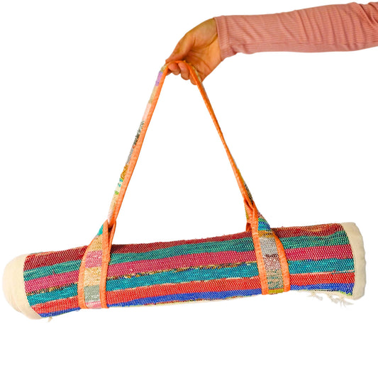 Upcycled Yoga Mat Strap: Short (63")