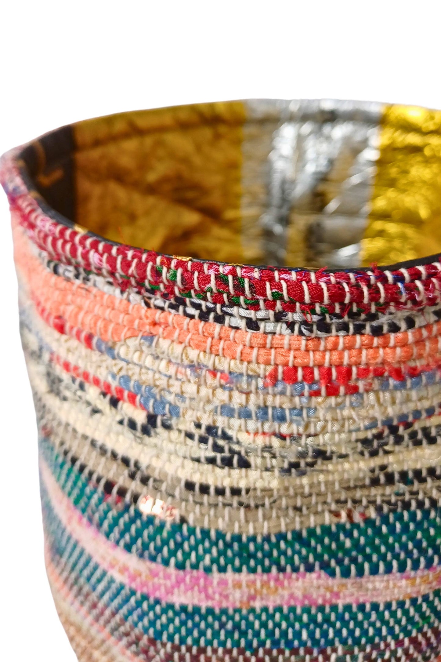 Upcycled Plant Pot Cover: Large