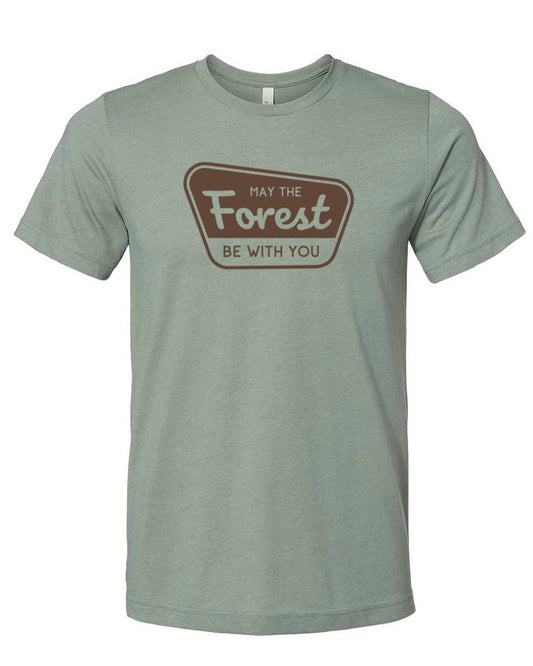 May The Forest be With You T Shirt  |  Star Wars Adventure: Heather Sage / Adult XXLarge