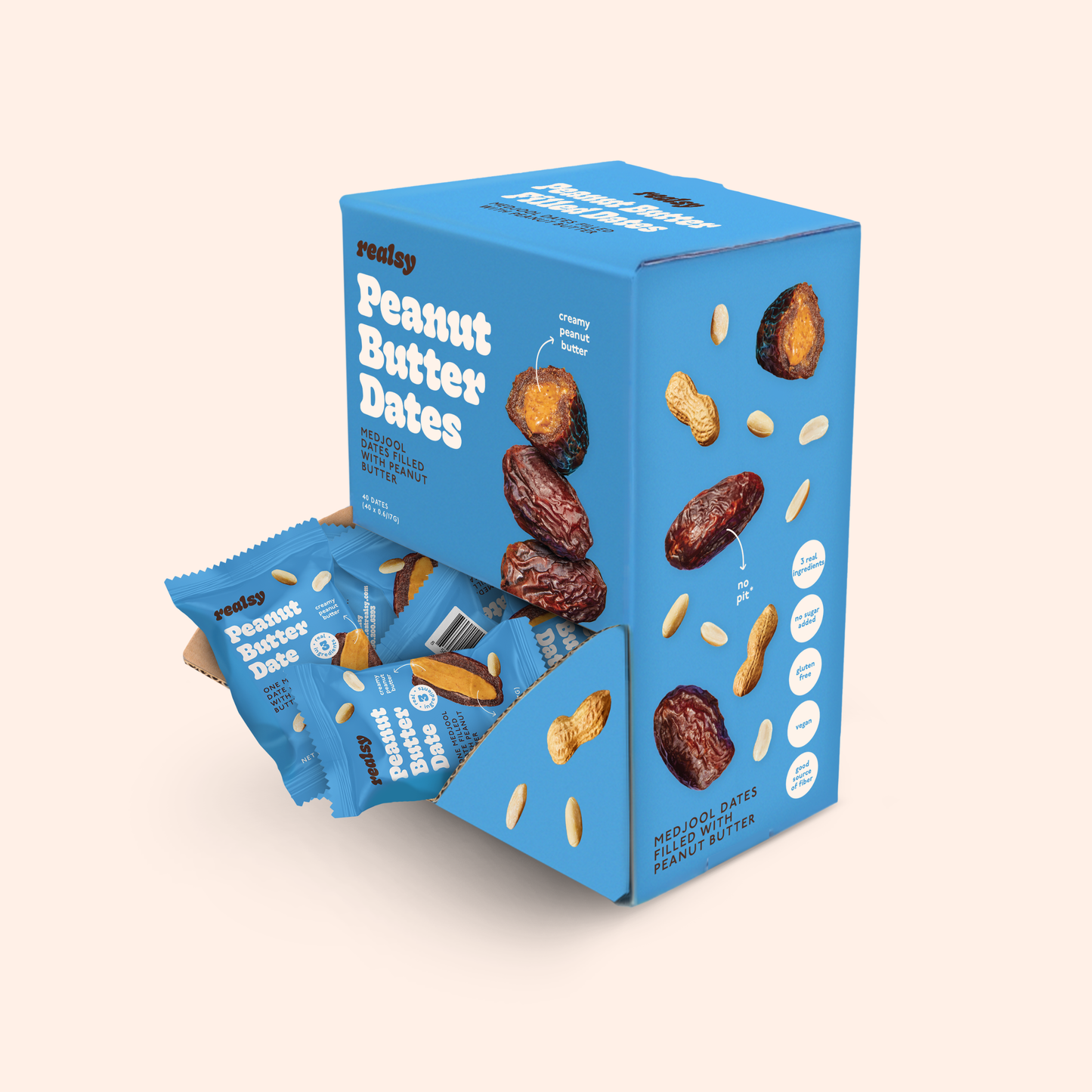 Realsy Peanut Butter Medjool Dates