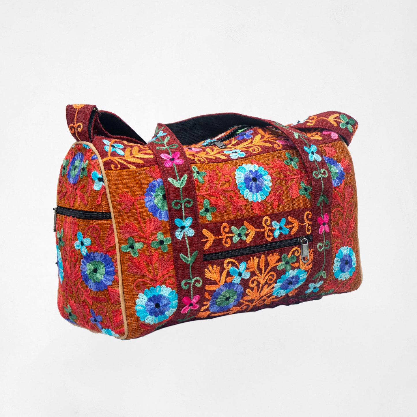  Embroidery Mini Travel Bag: Green