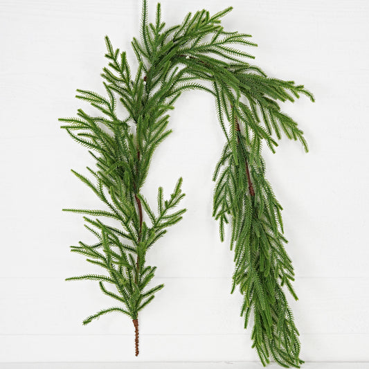 31851-5ft Garland Soft touch Evergreen Norfolk Pine