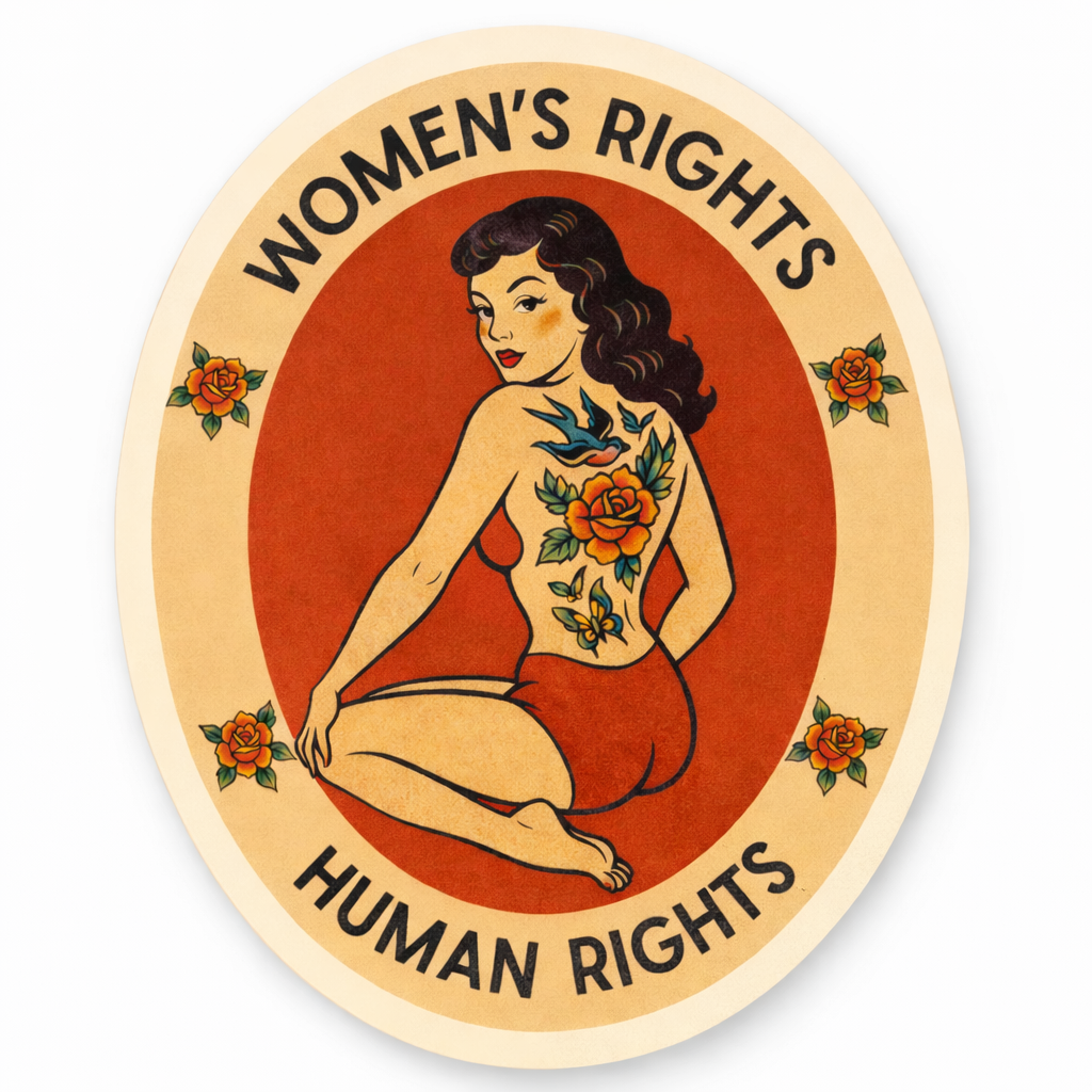 Women's Rights, Human Rights Sticker 