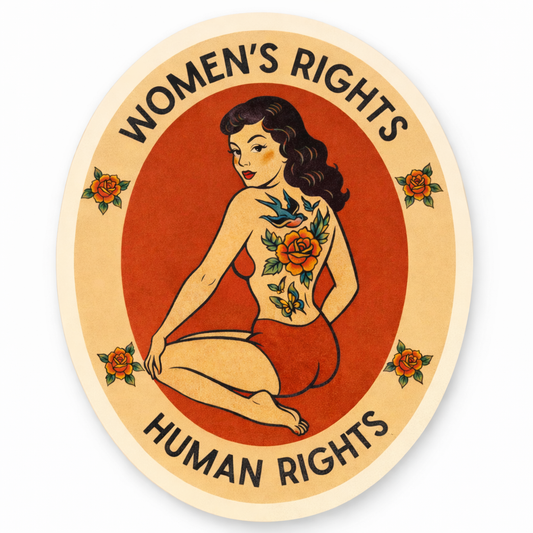 Women's Rights, Human Rights Sticker 
