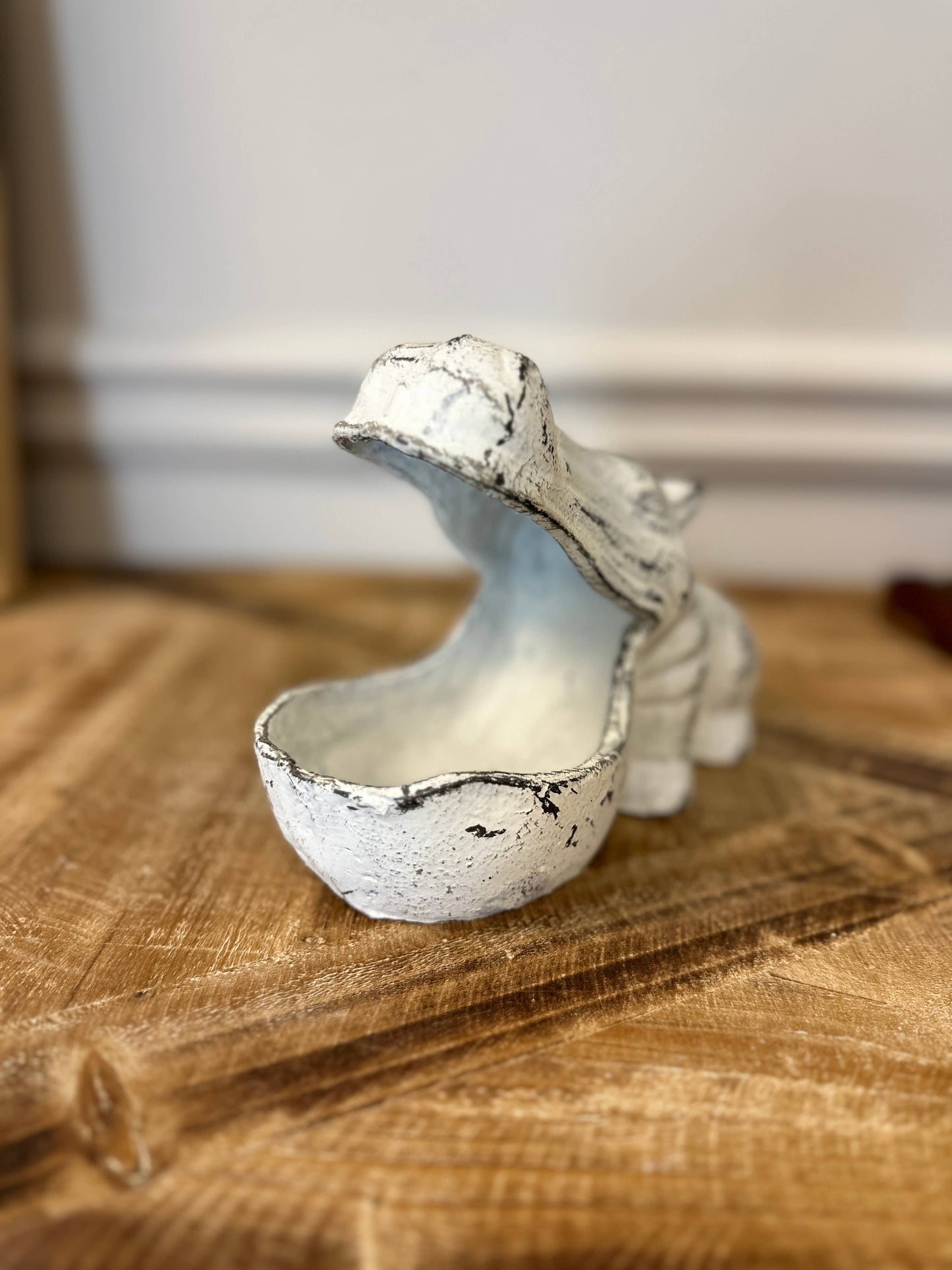 Cast Iron Hippo Storage Box