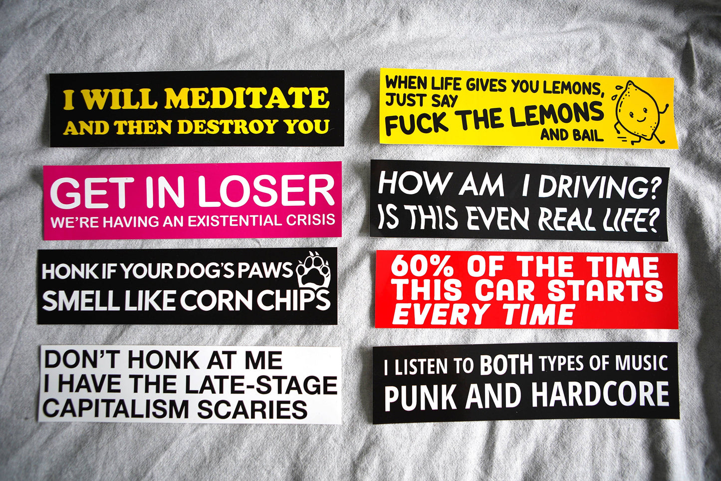 Don't Honk at Me Bumper Sticker