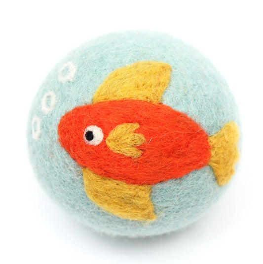 Other: (Avocado, Pickle, Fish, Balloon) Wool Dryer Balls : Fish
