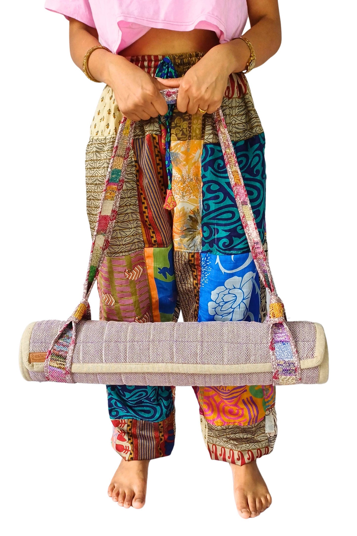 Upcycled Yoga Mat Strap: Short (63")