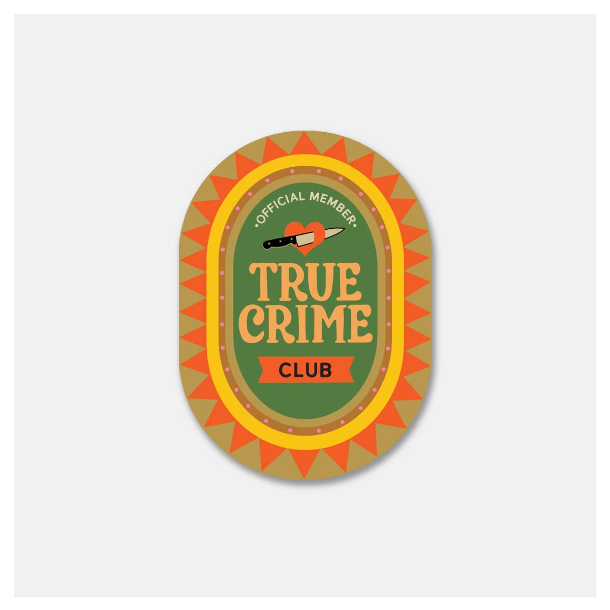 True Crime Club - Sticker
