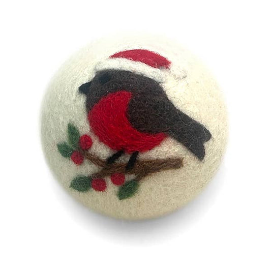 Holiday Wool Dryer Balls - Limited Edition: Holiday Bird