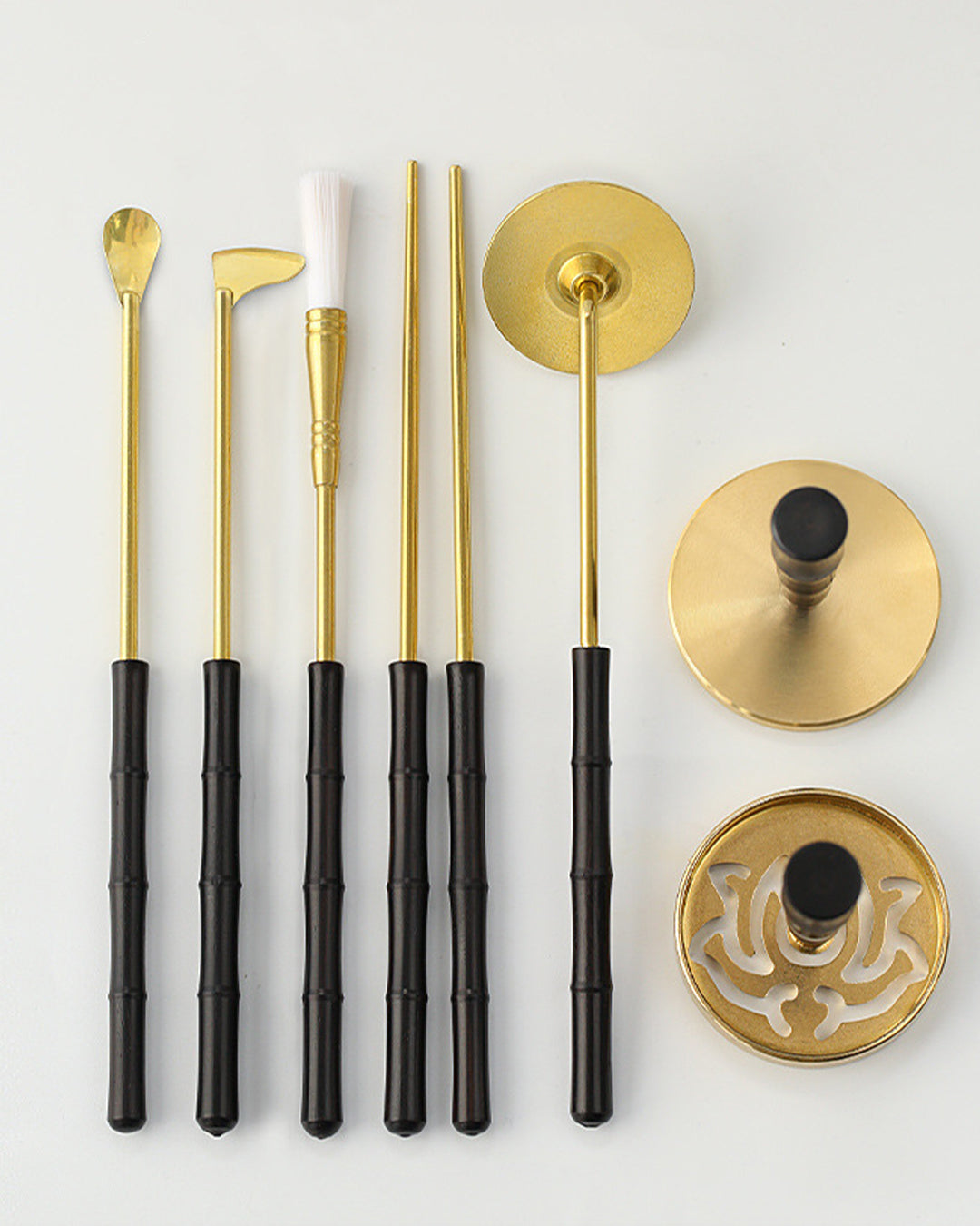 Incense Fragrance - Tools Kit in Pure Copper & Black Sandalwood