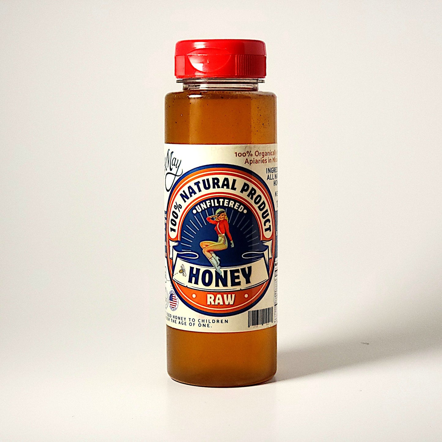 Raw Honey & Hot Honey Duo - Sweet Heat 2-Pack Gift Set | Small Batch Farm Grown | Lady May