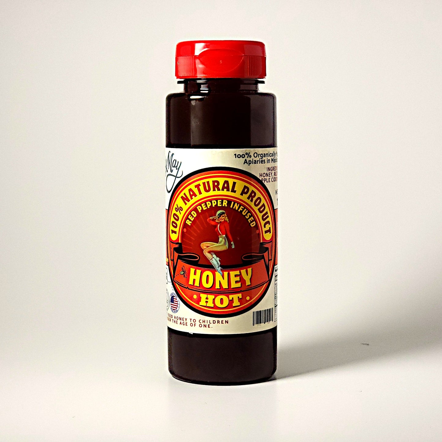 Raw Honey & Hot Honey Duo - Sweet Heat 2-Pack Gift Set | Small Batch Farm Grown | Lady May