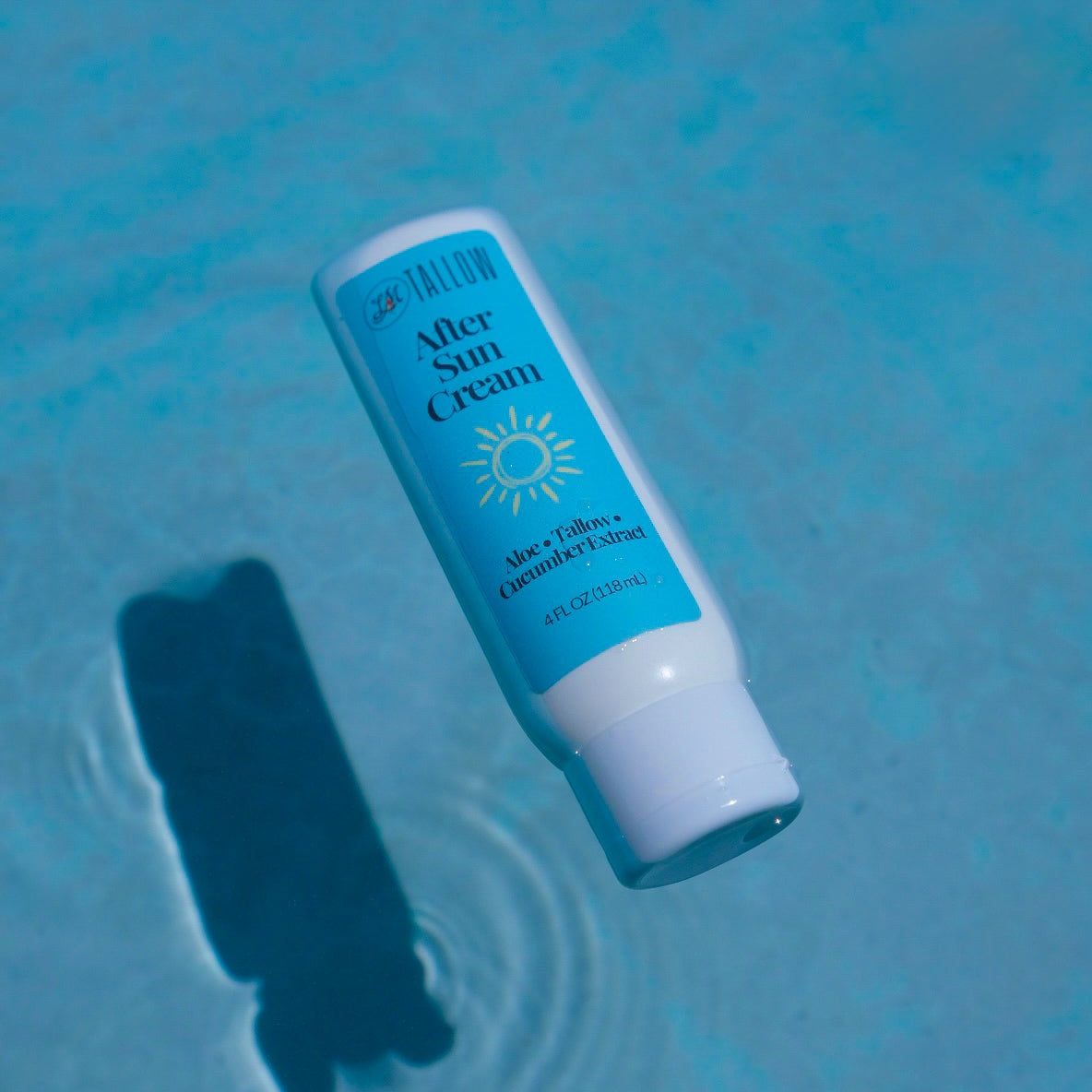 Tallow After Sun Cream - Natural Sunburn Relief & Skin Recovery with Calendula, Aloe & Lavender