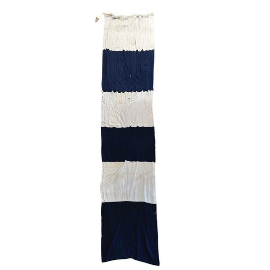 Vintage Blue & White Nautical Marine Flag